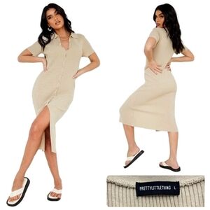 Pretty Little Thing knitted dress